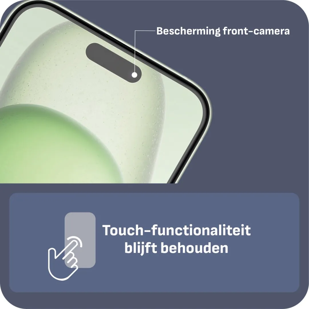 Just in Case Cazy iPhone 15 Plus Screenprotector - 2 Stuks