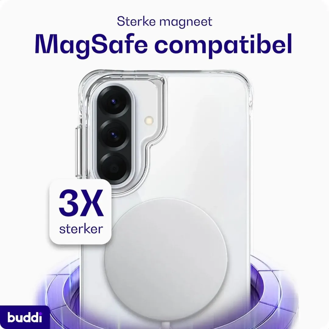 Buddi Core Hoesje Samsung Galaxy A37 - MagSafe - Transparant - afbeelding 6 van 6