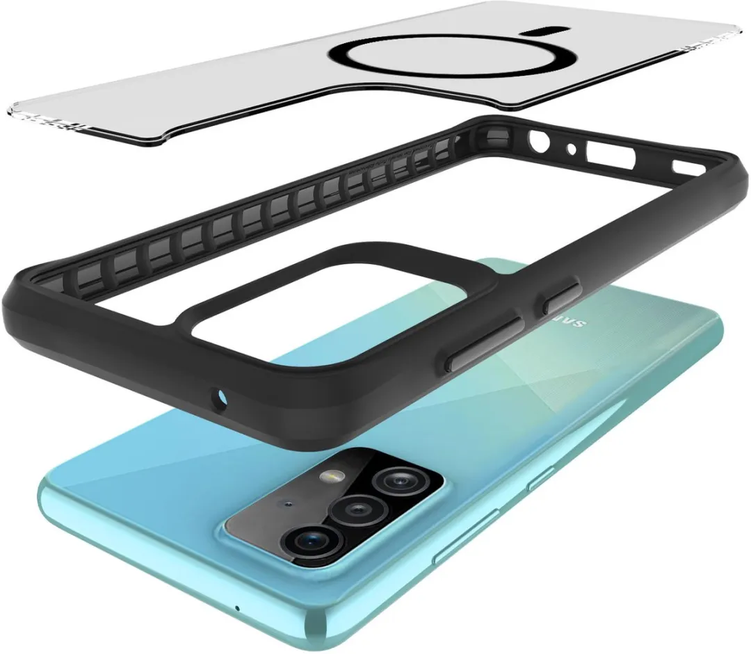 Buddi Hybrid Hoesje Samsung Galaxy A52/A52s - MagSafe - Matte Zwart