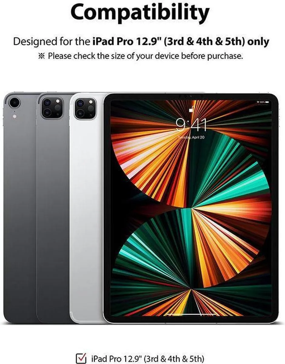 Ringke Paper Touch Schermbeschermer iPad Pro 12.9 (2021) - Transparant