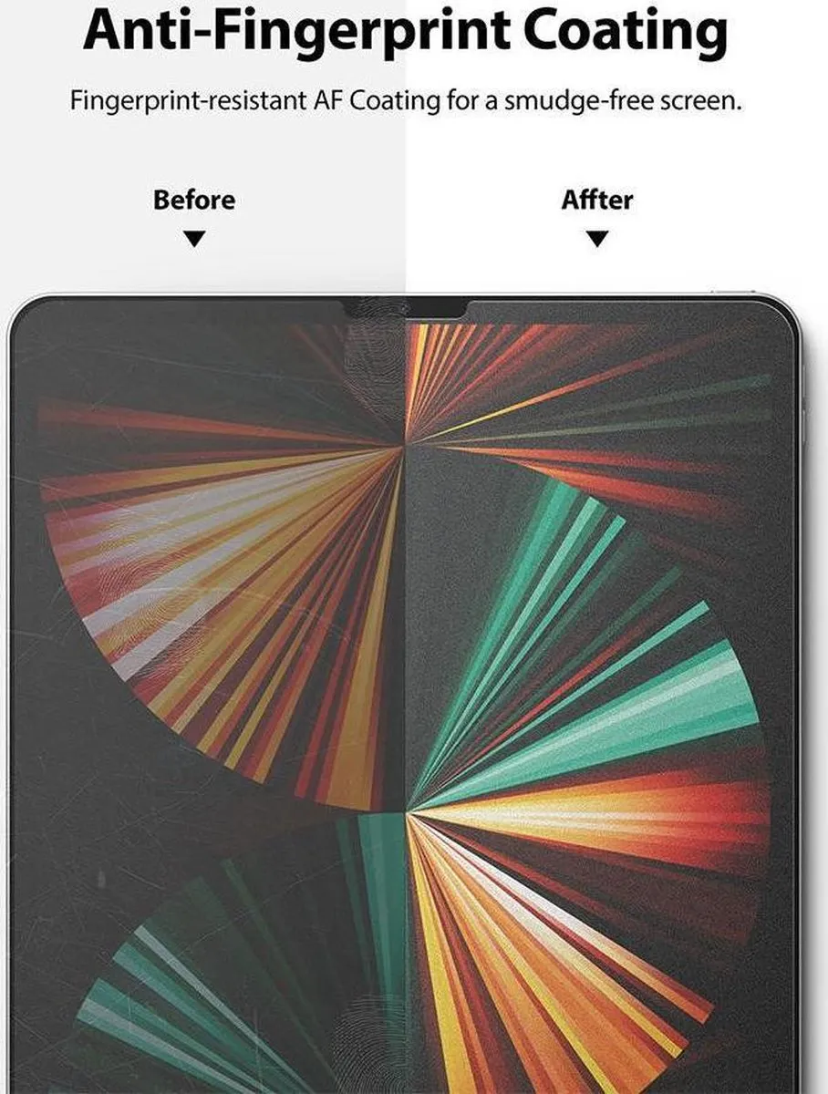 Ringke Paper Touch Schermbeschermer iPad Pro 12.9 (2021) - Transparant