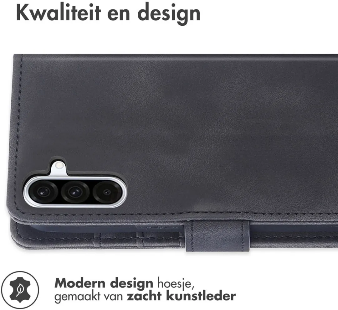 Imoshion Bookcase Hoesje Samsung Galaxy A36 - 3 Pasjes - Zwart