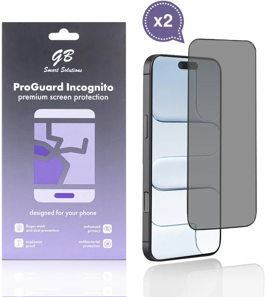 GB ProGuard Incognito Privacy Screenprotector iPhone Air