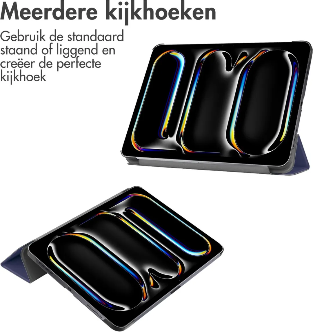 Imoshion Tablethoes SH00074576 - Trifold Bookcase - Donkerblauw