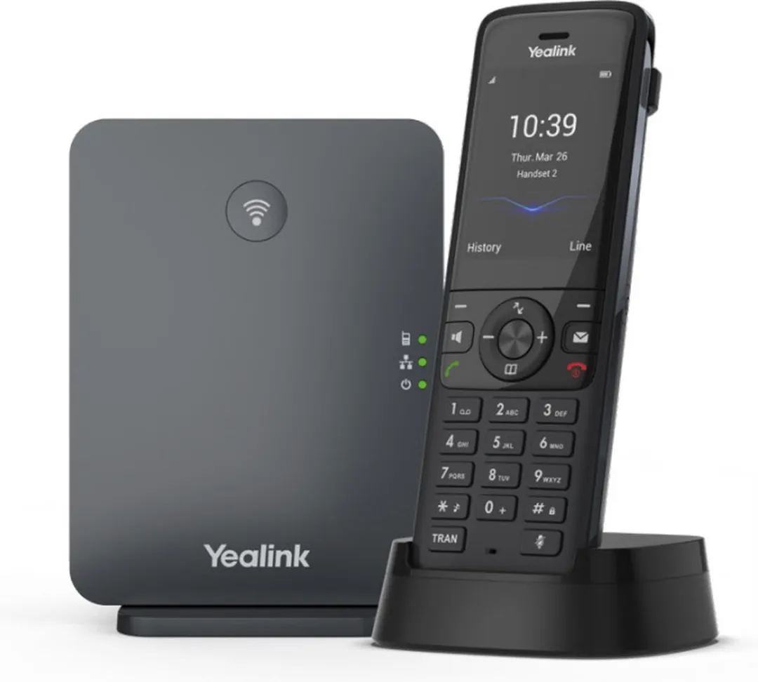 Yealink W78P IP Telefoon - 10 Handsets - 2.4" TFT - 1460mAh