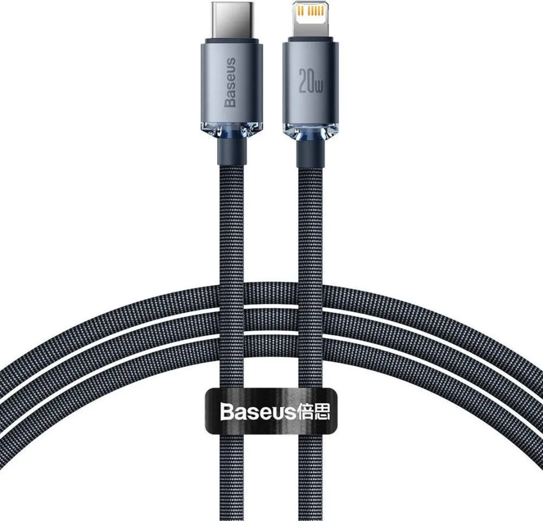 Baseus Crystal Shine USB-C naar Lightning Kabel 20W PD