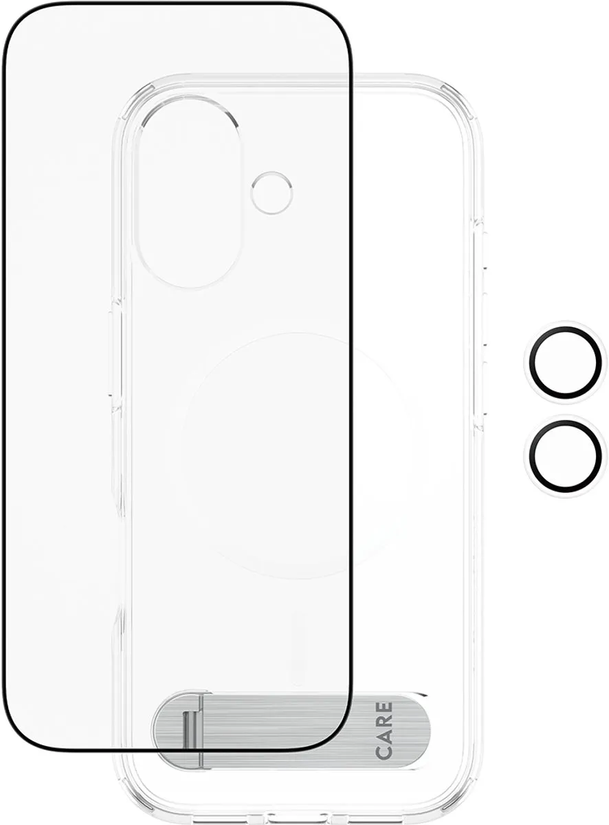 PanzerGlass CARE iPhone 17 Schermbeschermer 3-in-1 Bundle