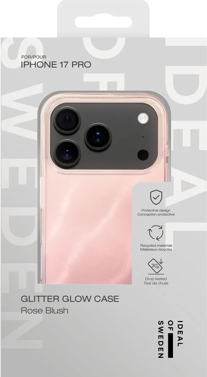 iDeal of Sweden Clear Case iPhone 17 Pro Mid Rose Blush