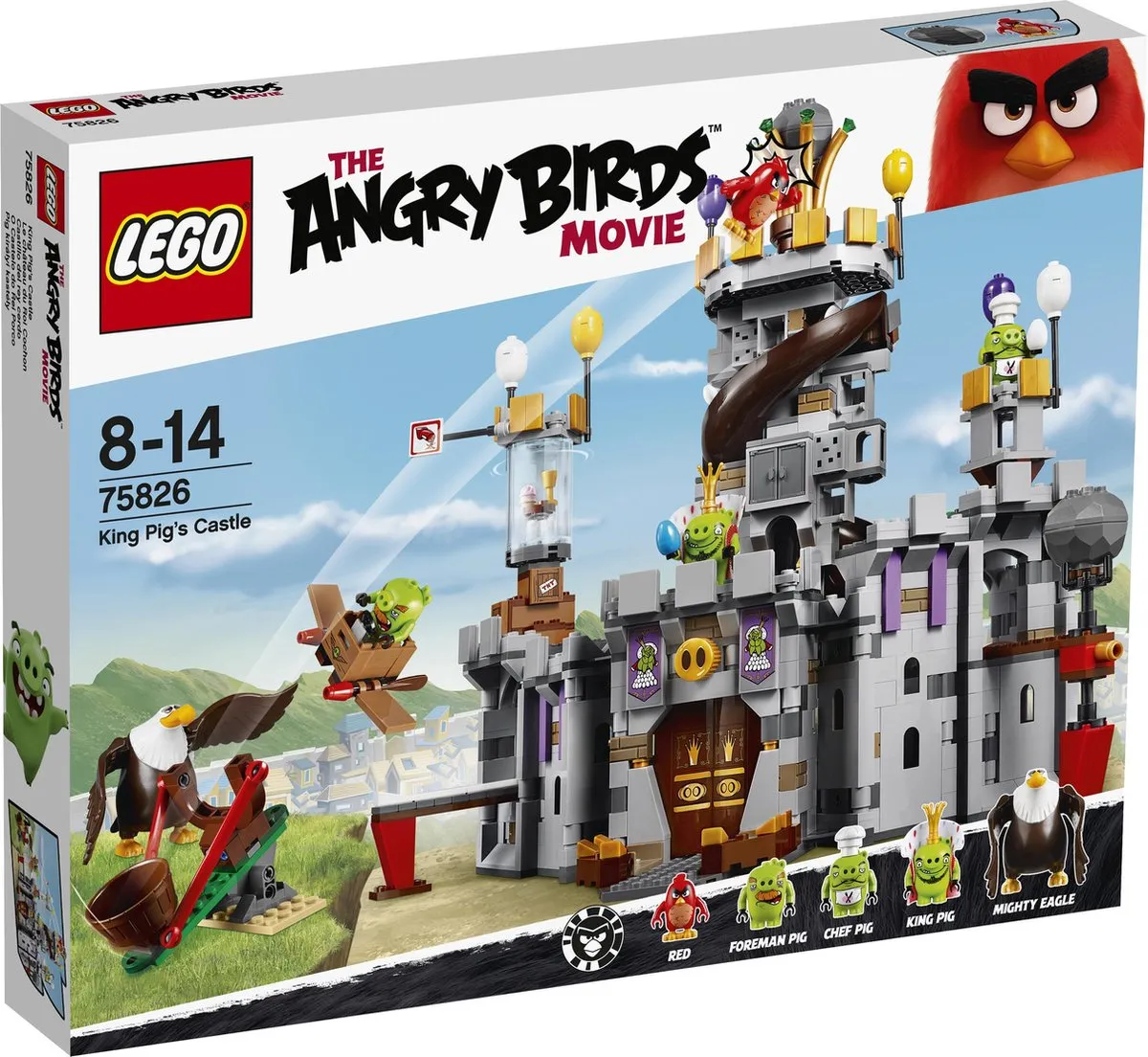 LEGO Angry Birds Koning Pig Kasteel 75826