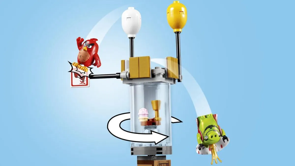 LEGO Angry Birds Koning Pig Kasteel 75826 - 859 Stukken