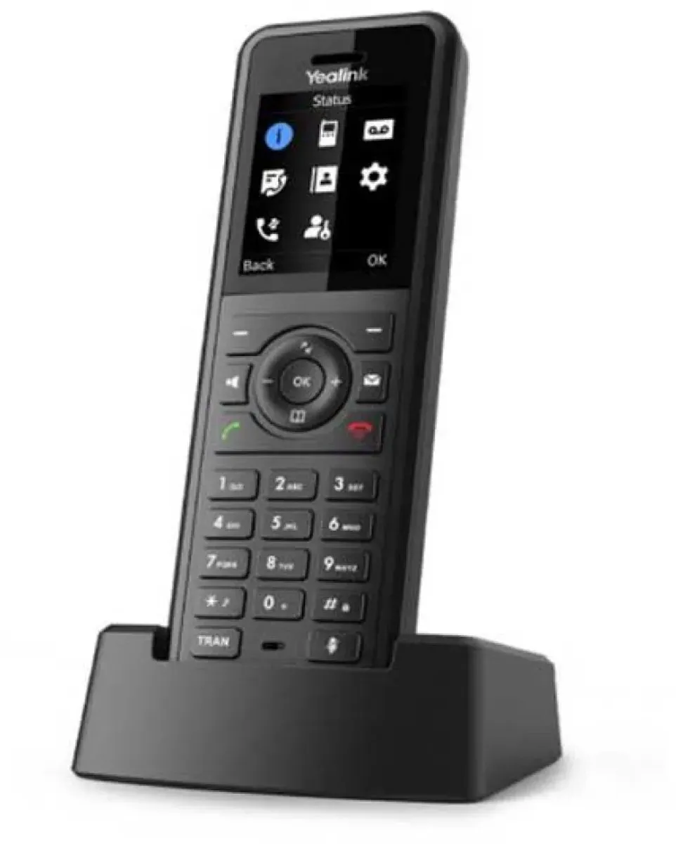 Yealink W57R Draadloze IP Telefoon - 1.8" TFT - 1460mAh - Zwart