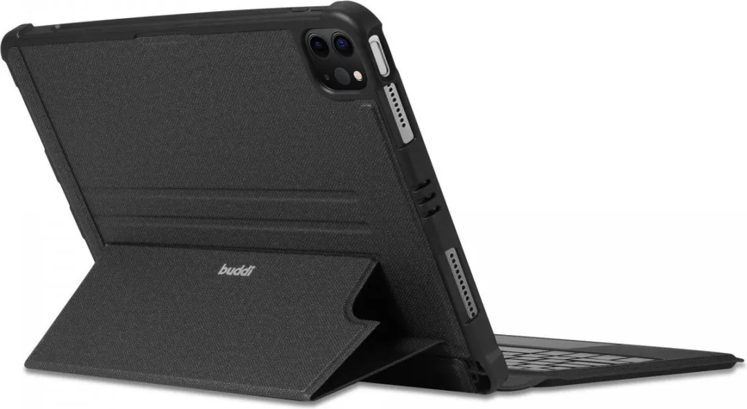 Buddi Thorn Hoes met QWERTY Toetsenbord - Apple iPad Air 10.9" - Zwart/Grijs
