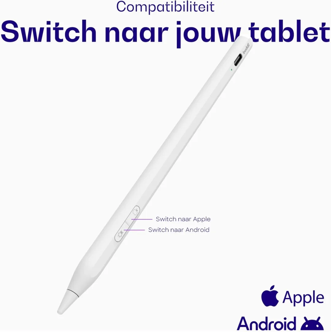 Buddi Flow 2 Universele Stylus WKZP033A-1 - Wit