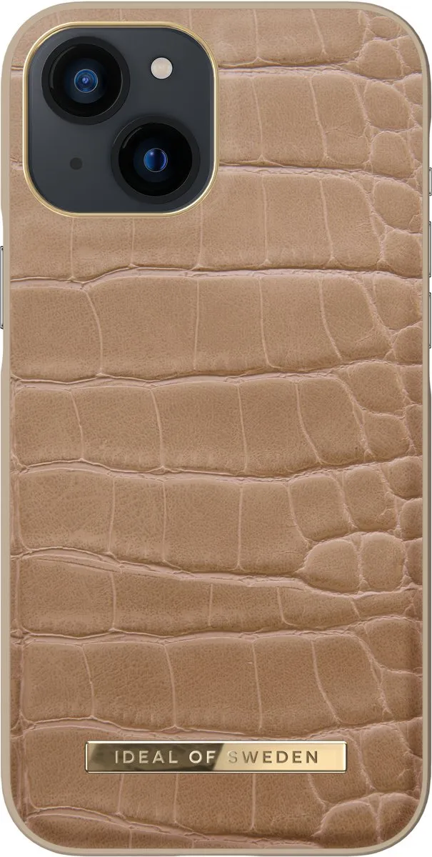 iDeal of Sweden Atelier Case iPhone 13 Mini - Camel Croco - afbeelding 2 van 5