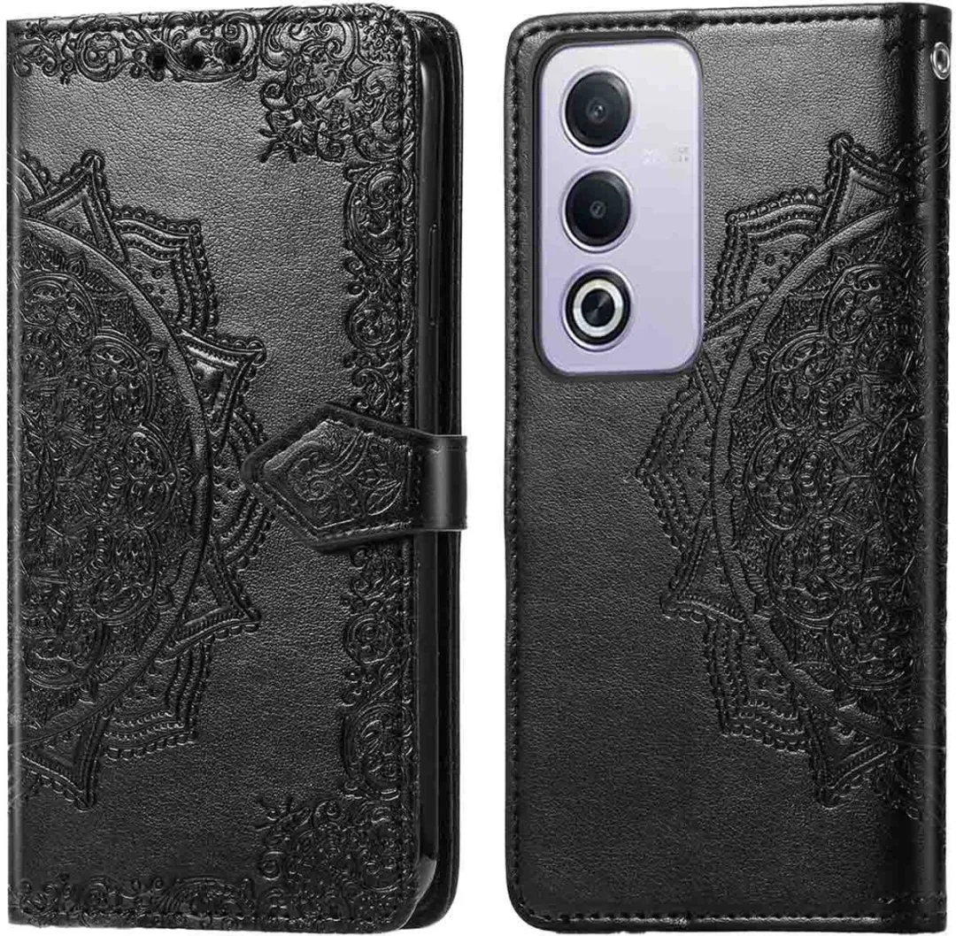 Imoshion Hoesje Oppo A80 5G - Mandala Bookcase - Zwart