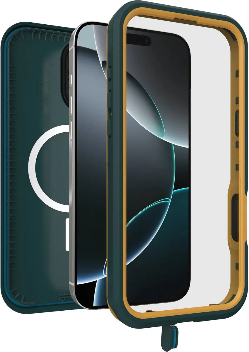 OtterBox Fre Mag iPhone 16 Pro Max Hoesje - 77-96162 - Submerge Green