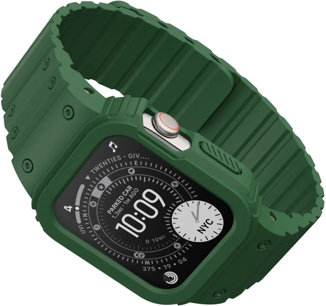 Buddi Forge Hoesje & Bandje Apple Watch 44/45mm - Groen