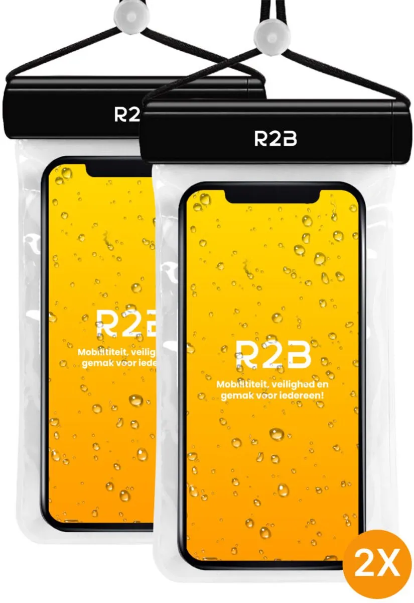 R2B Waterdicht Telefoonhoesje 2 Stuks