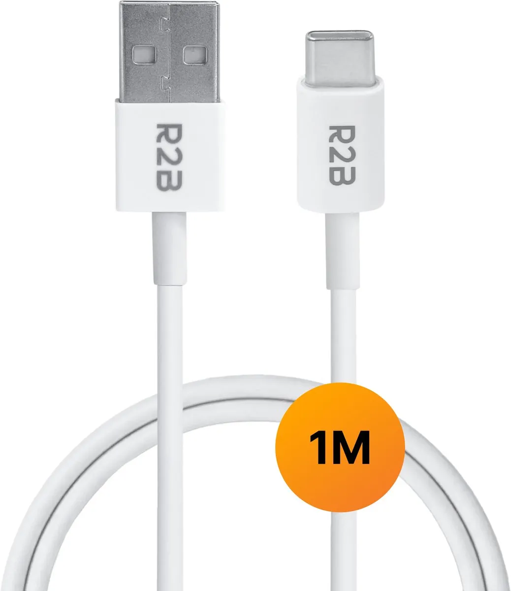 R2B USB-C naar USB-A Kabel 1m