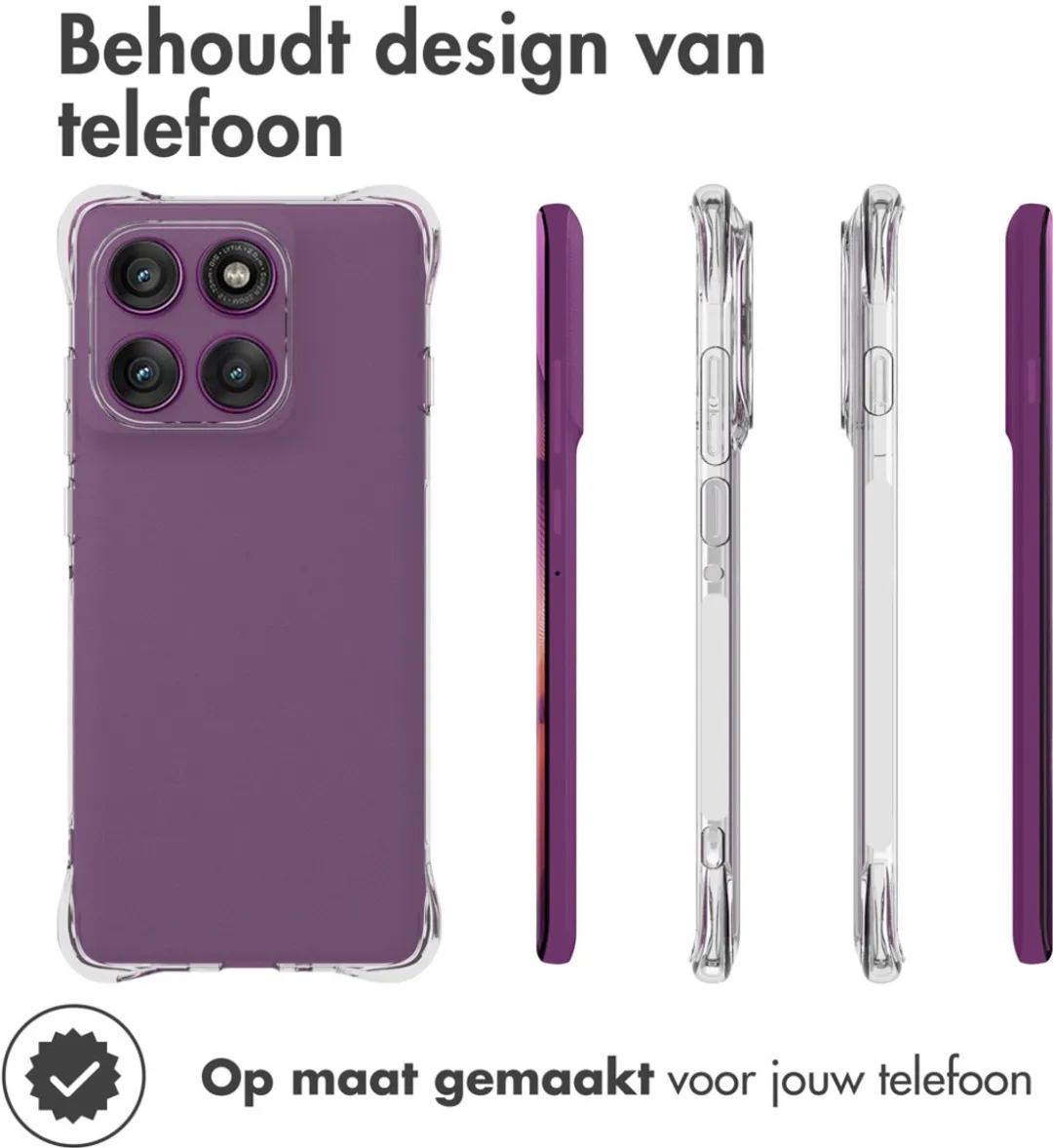 Imoshion Hoesje Motorola Edge 60 Pro - Transparant