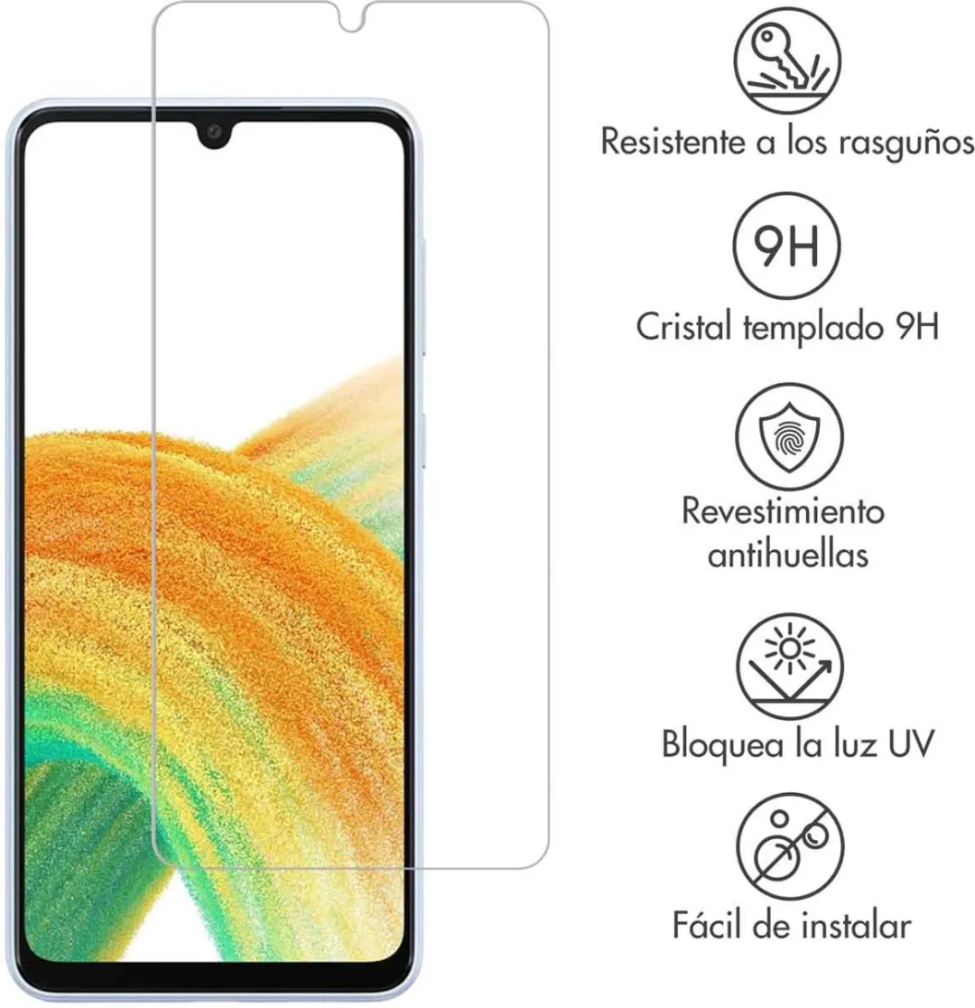 imoshiion Screenprotector Gehard Glas 3 Stuks - Samsung Galaxy A34 5G
