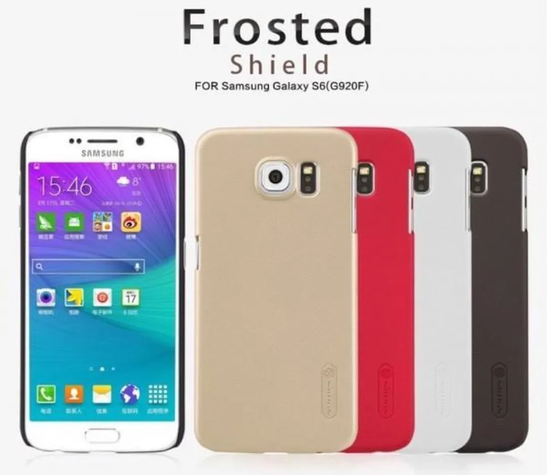 Nillkin Frosted Shield Hoesje Samsung Galaxy S6 - Wit Kunststof - afbeelding 5 van 5