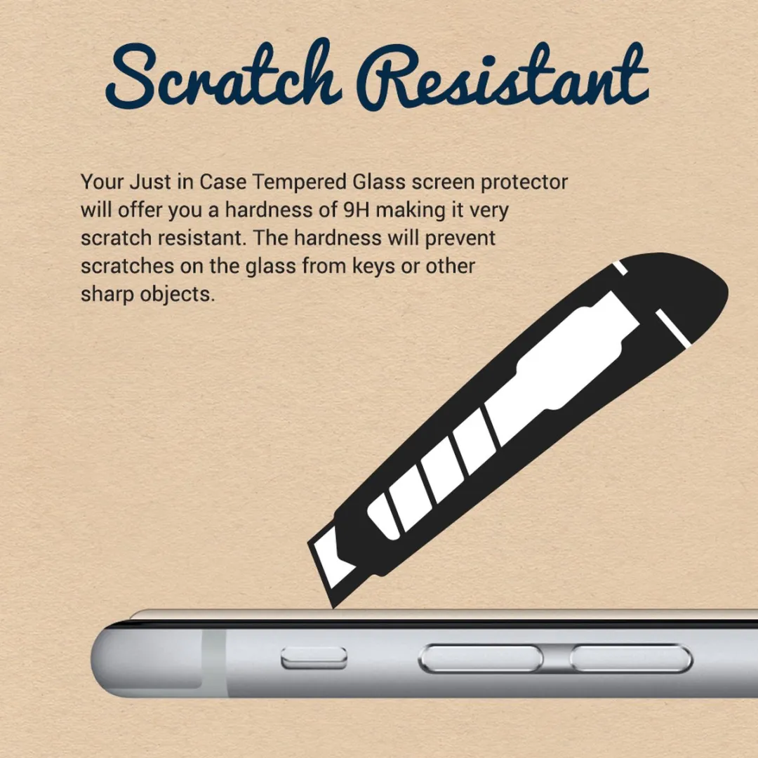 Just in Case Cazy Screenprotector iPhone 12/12 Pro - Gehard Glas