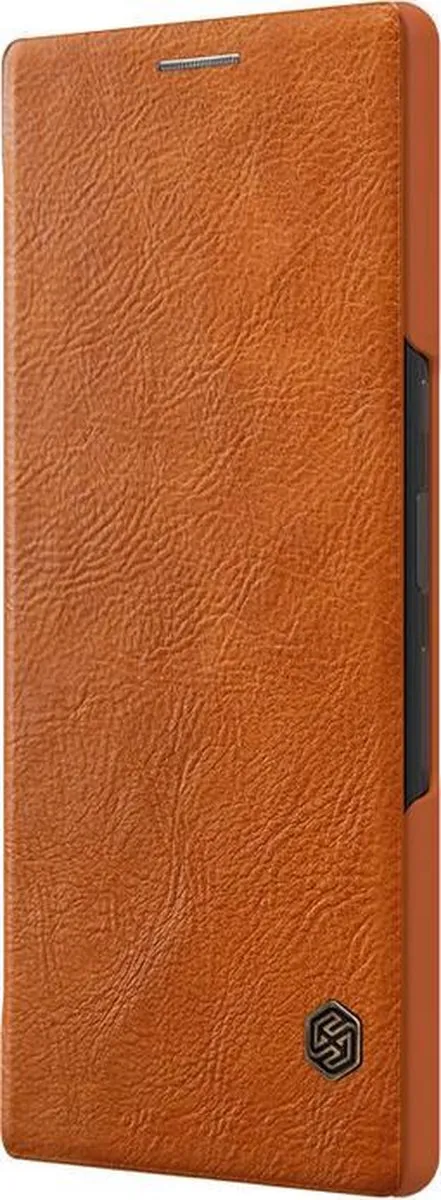 Nillkin Qin PU Leather Book Case Sony Xperia 10 Plus - Bruin - afbeelding 3 van 4