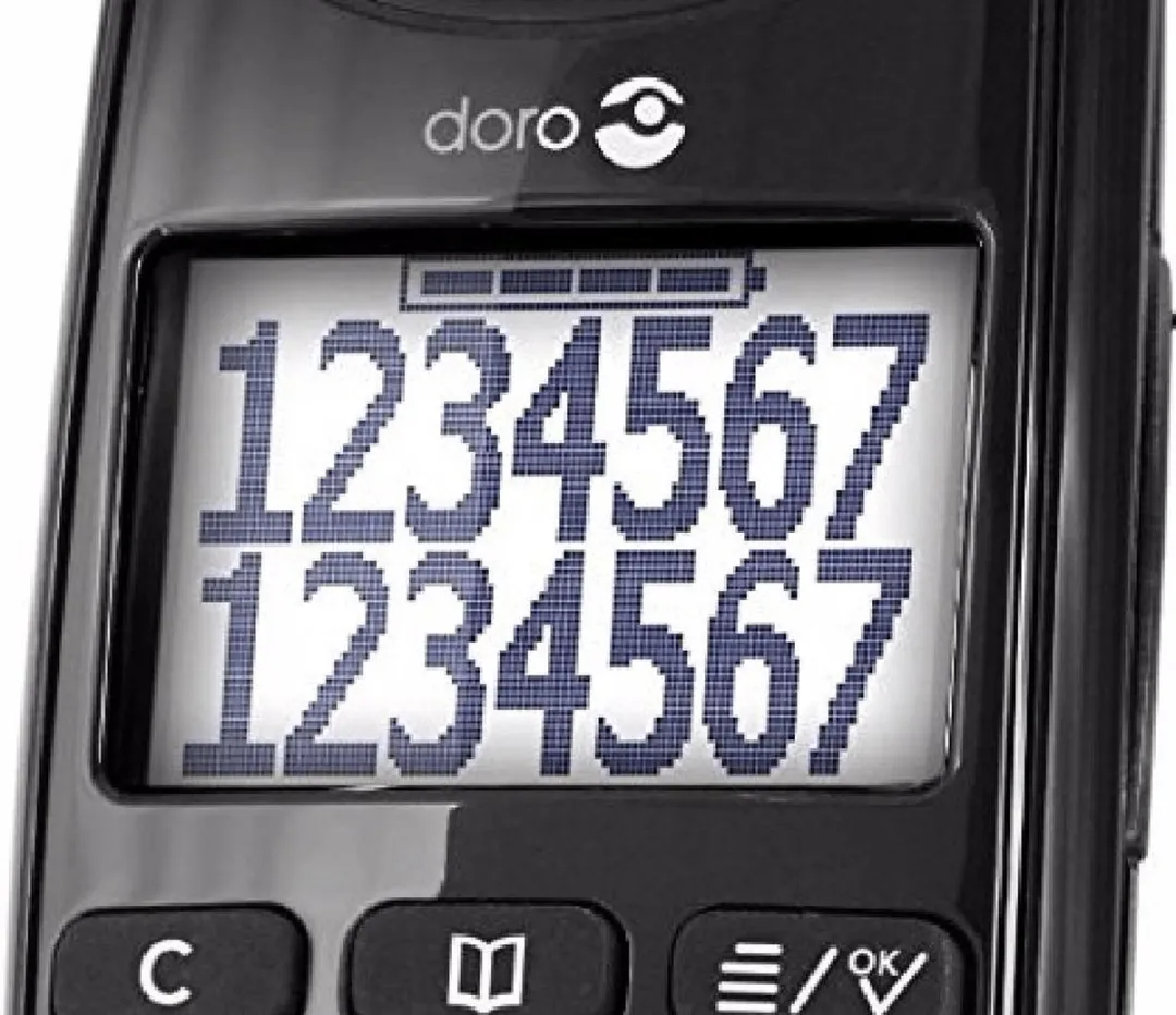 Doro PhoneEasy 110 - Duo DECT telefoon - Zwart