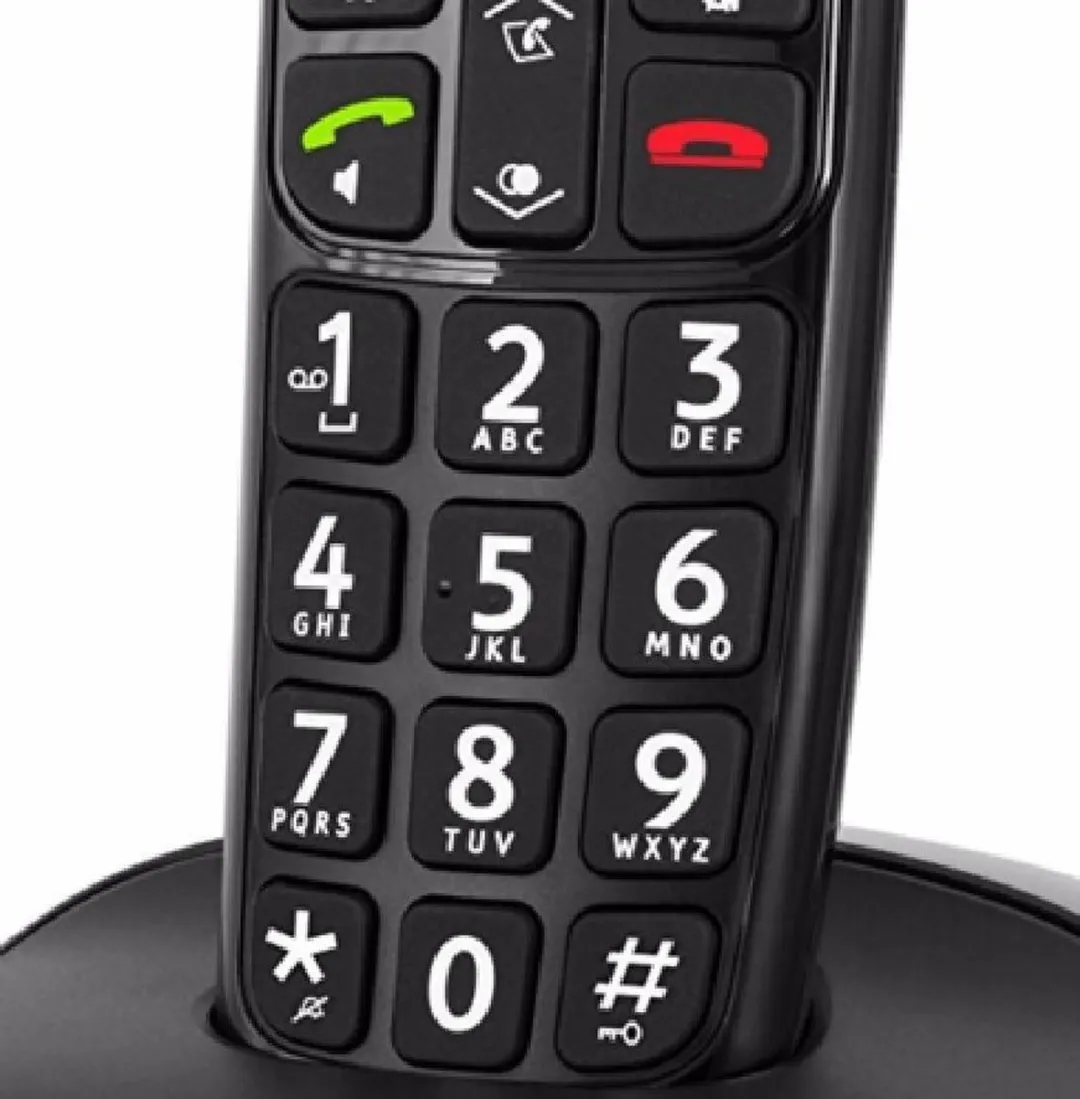 Doro PhoneEasy 110 - Duo DECT telefoon - Zwart