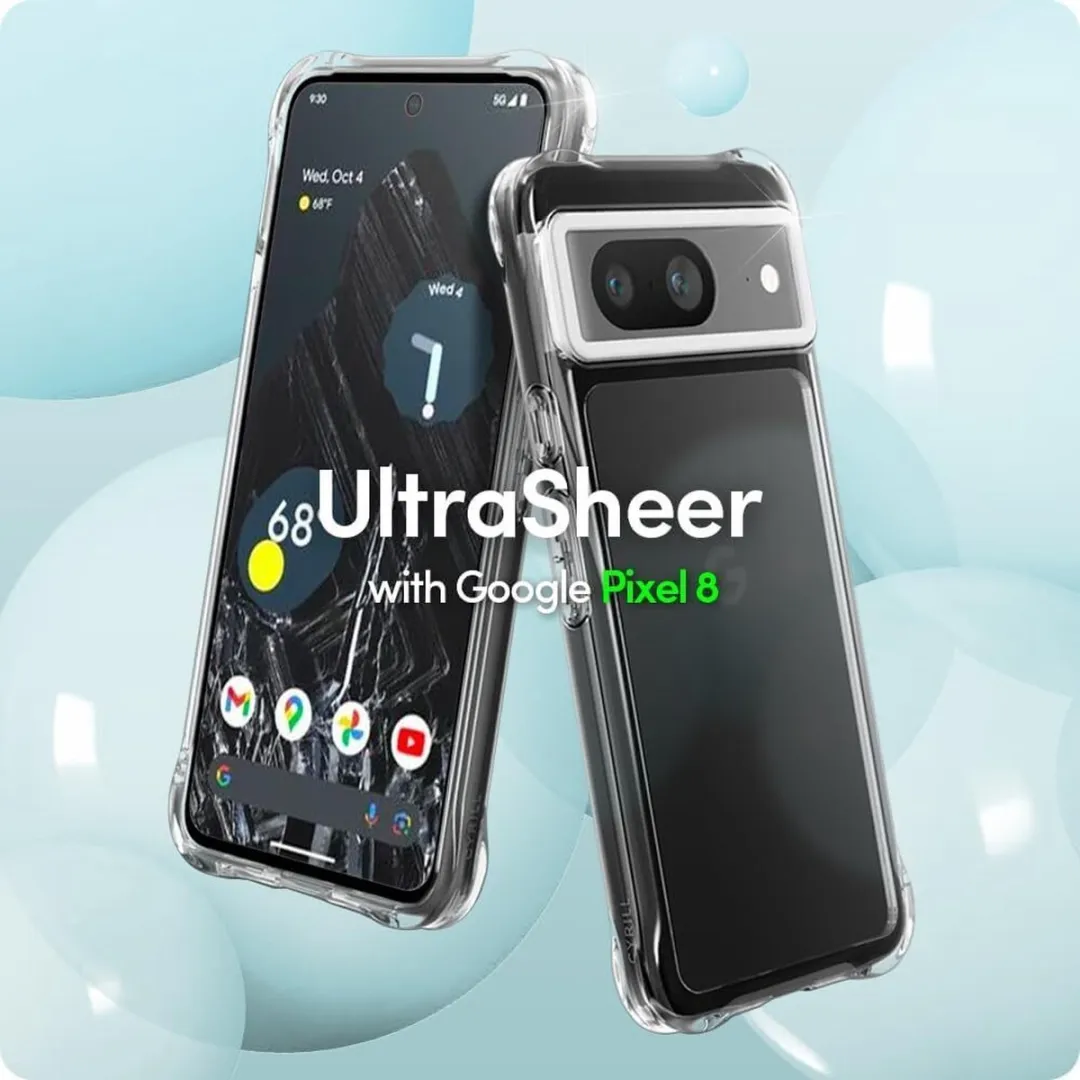 Spigen Cyrill Ultra Sheer Hoesje Google Pixel 8 - Transparant