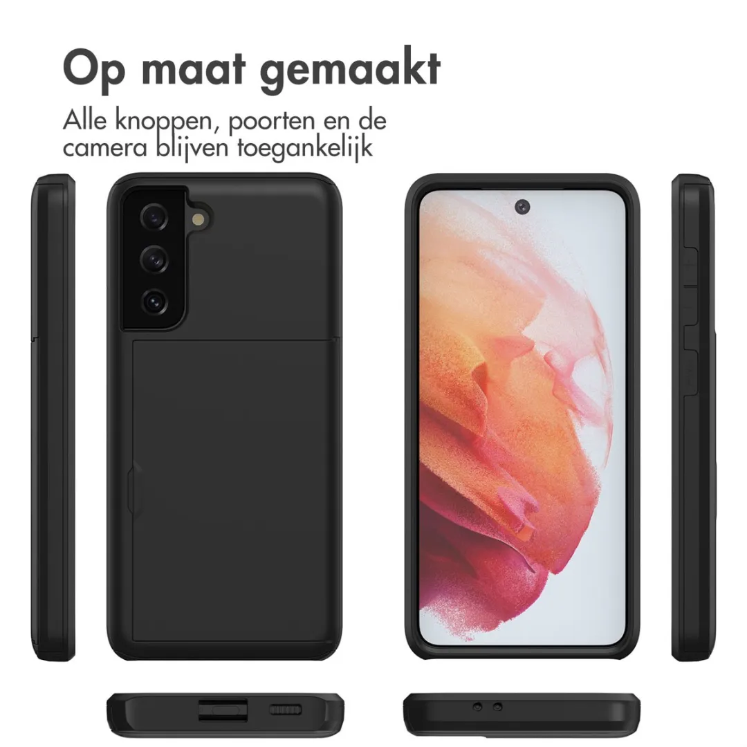 Imoshion Hoesje Samsung Galaxy S21 - 2 Pasjes Zwart - afbeelding 6 van 6