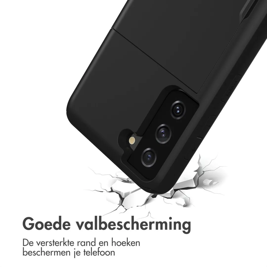 Imoshion Hoesje Samsung Galaxy S21 - 2 Pasjes Zwart
