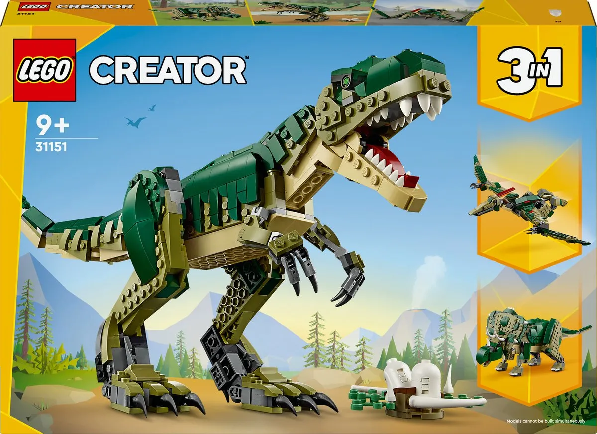 LEGO Creator 3in1 T. rex 31151 - 626 Stukken