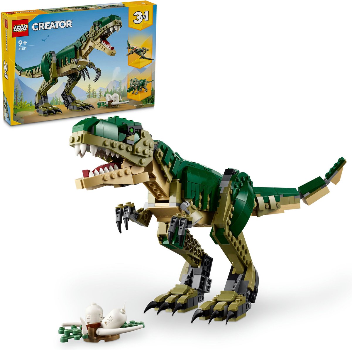 LEGO Creator 3in1 T. rex, dinosaurus 31151