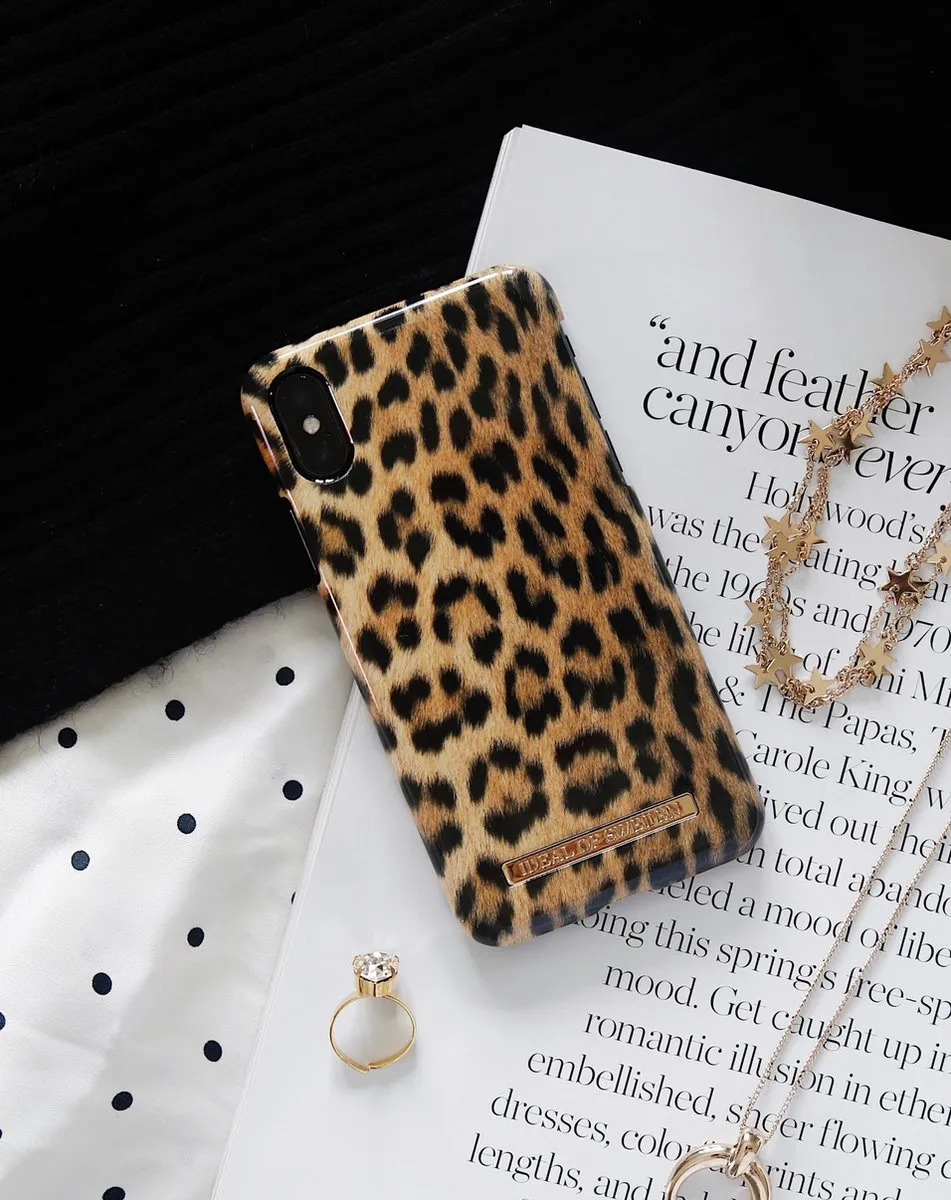 iDeal of Sweden Backcase Hoesje iPhone XS/X - Wild Leopard
