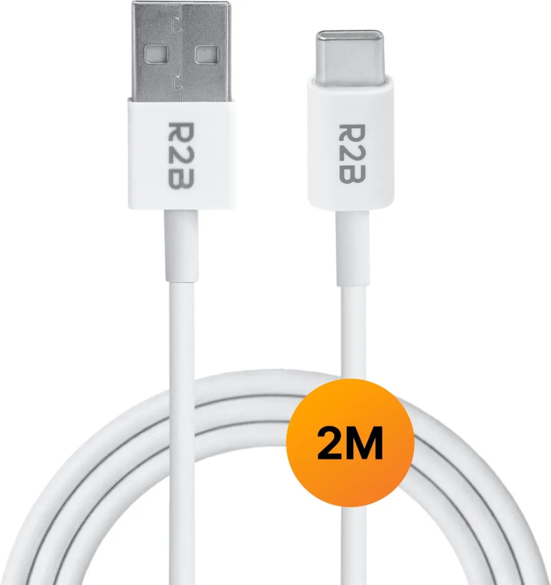 R2B USB-C naar USB-A Kabel 2m
