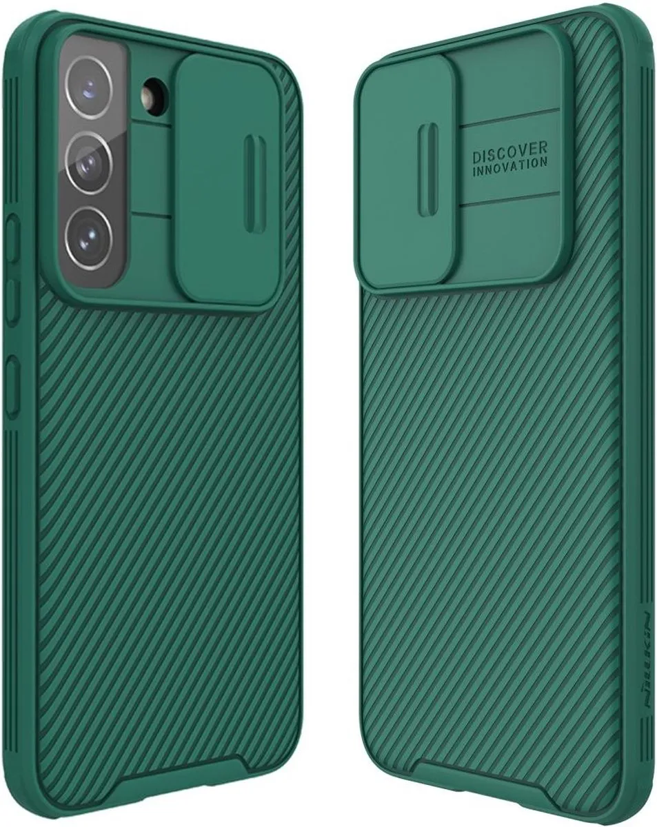 Nillkin CamShield Pro Hoesje Samsung Galaxy S22 Plus - Groen