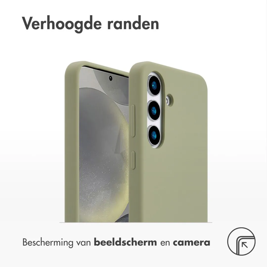 Accezz Hoesje Samsung Galaxy S25 - Olijfgroen MagSafe - afbeelding 6 van 6