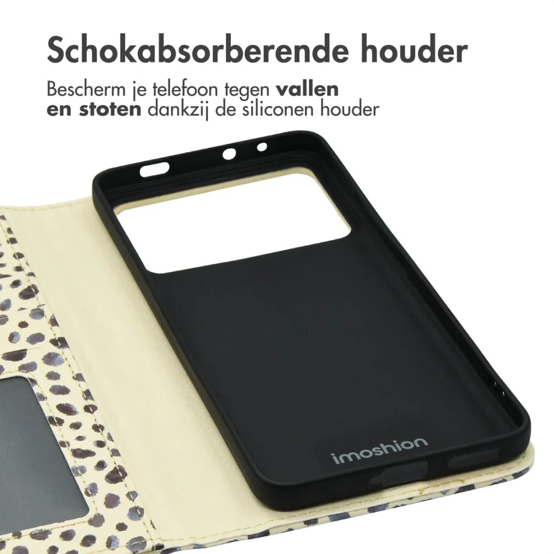Imoshion Hoesje Xiaomi Poco X6 Pro - 3 Pasjes - Black And White Dots