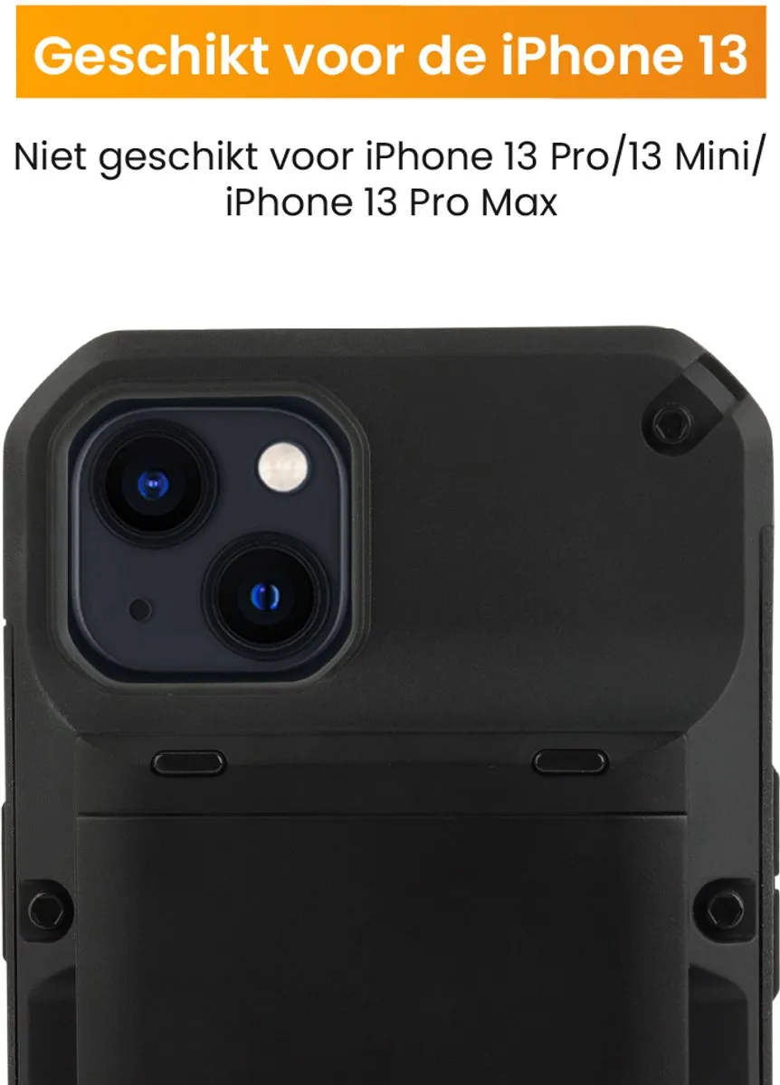 R2B iPhone 13 Hoesje Zeist - 4 Pasjes - Zwart