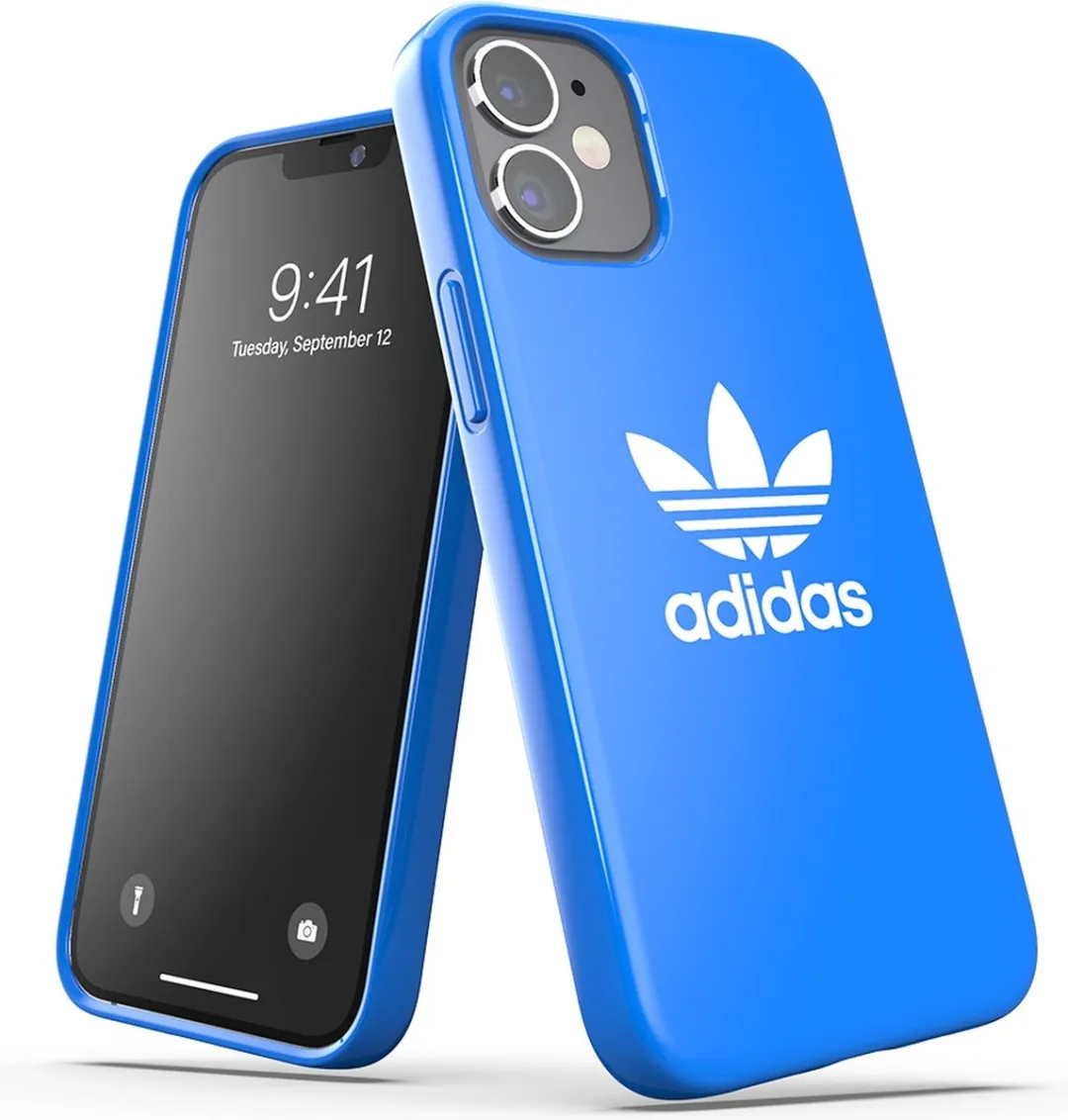 Adidas Snap Case Trefoil TPU iPhone 12 Mini - Blauw