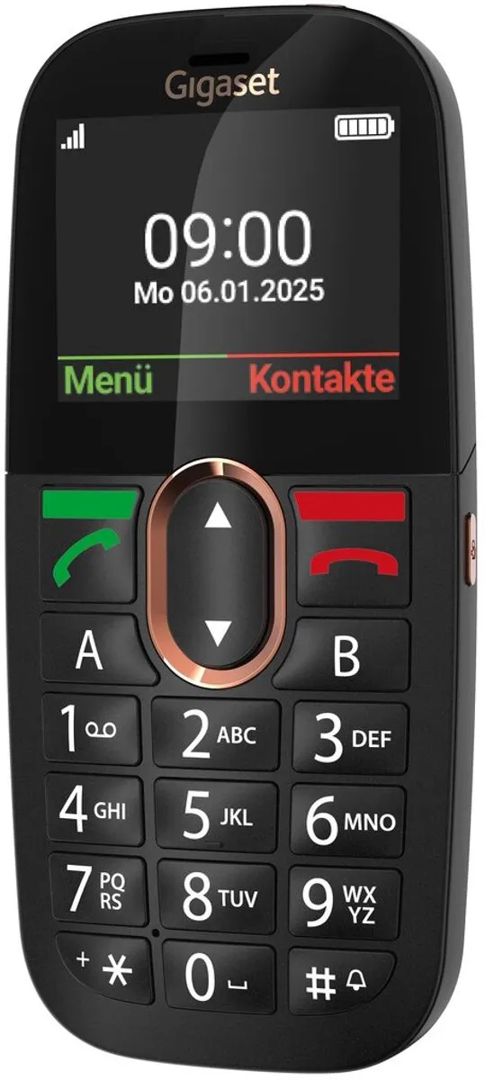 Gigaset GL695R Easyphone - 4G - 2.3" - Zwart