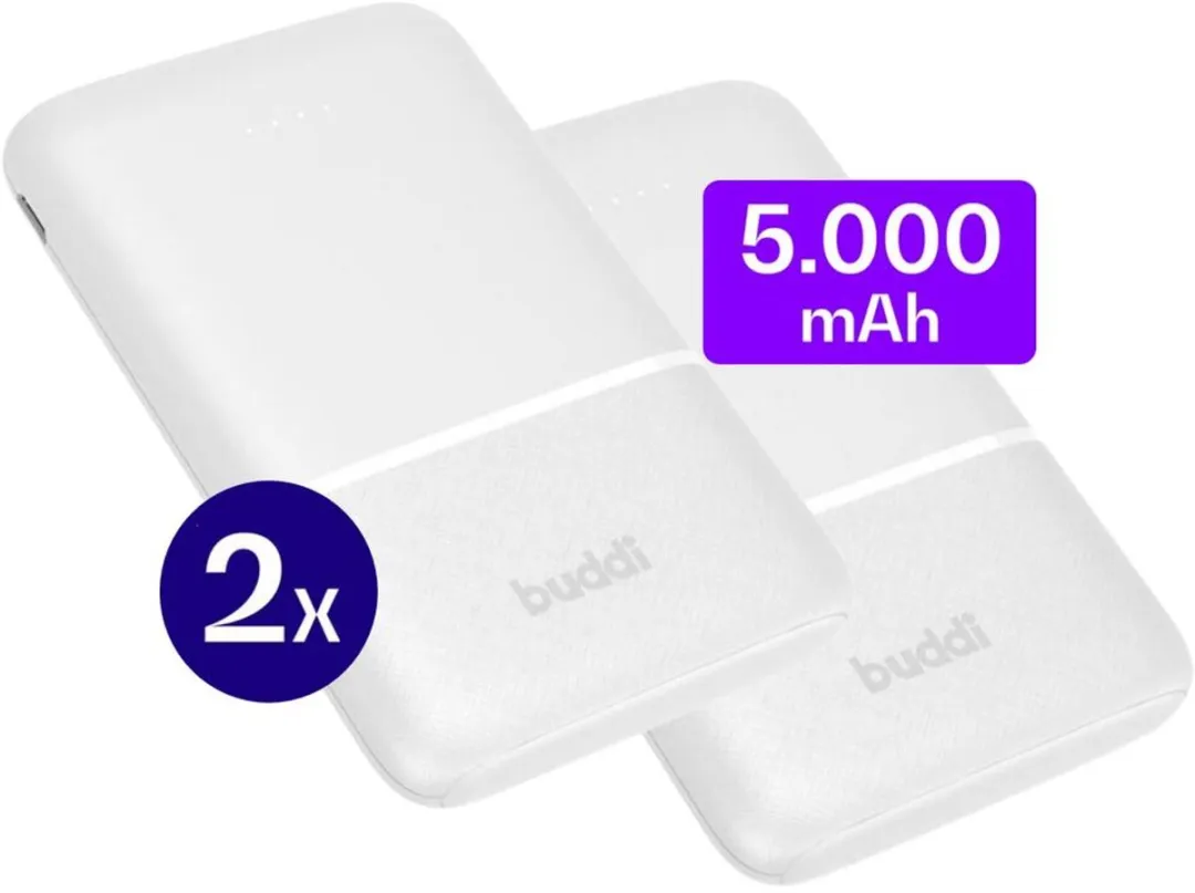 Buddi Go 5.000 Powerbank Duo