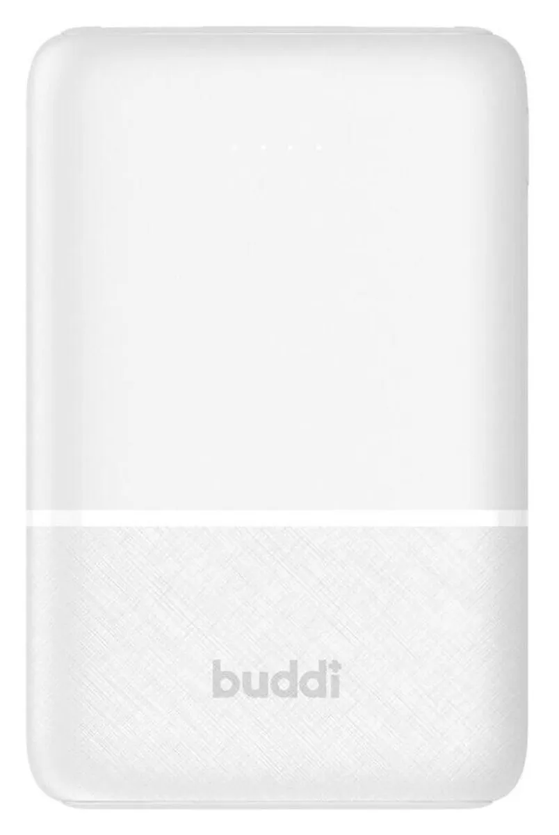 Buddi Go 5.000 Powerbank Duo - 2x 18,5W USB-C/USB-A - Wit