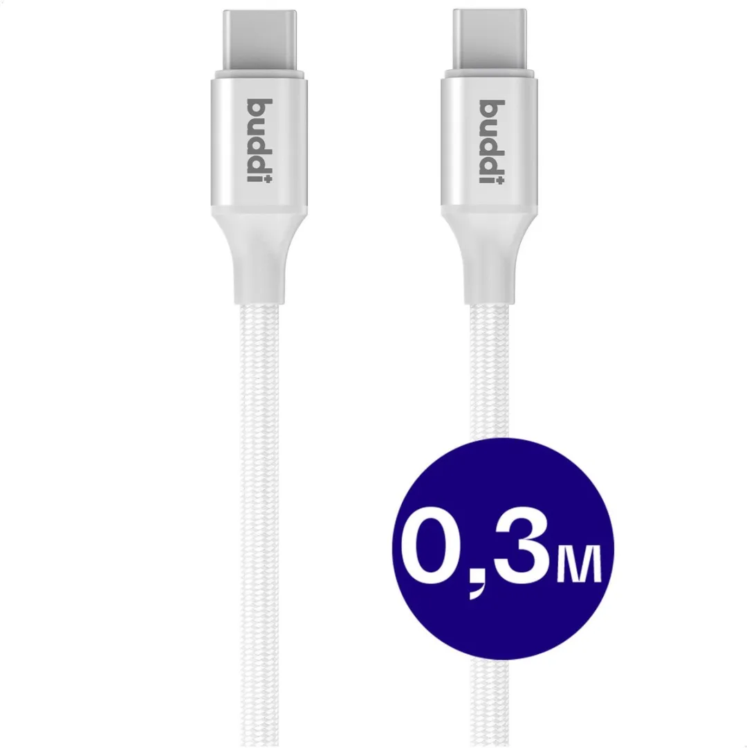 Buddi Go Powerbank 5.000mAh - 60W - USB-C Wit
