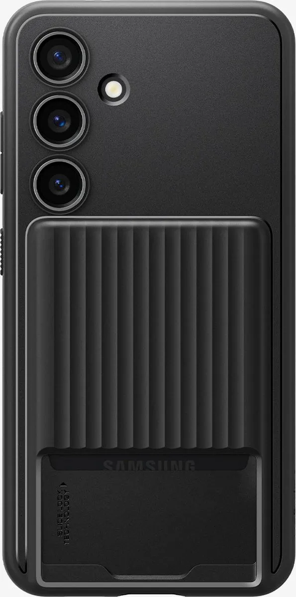 Spigen Liquid Slot Hoesje S24 Plus - Zwart - 1 Pasjeshouder