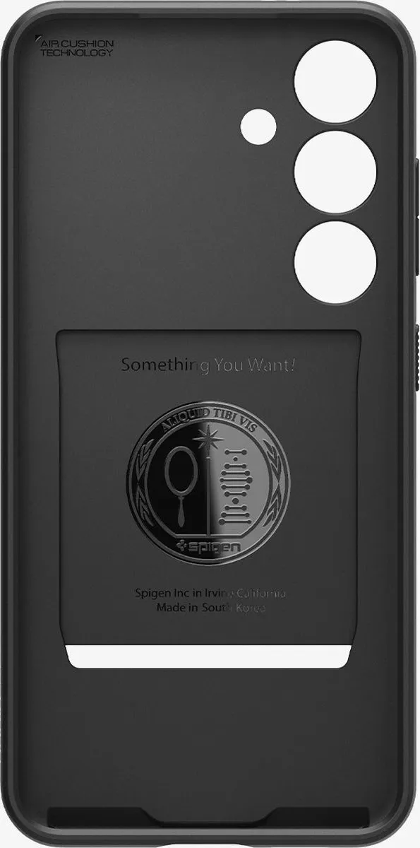 Spigen Liquid Slot Hoesje S24 Plus - Zwart - 1 Pasjeshouder