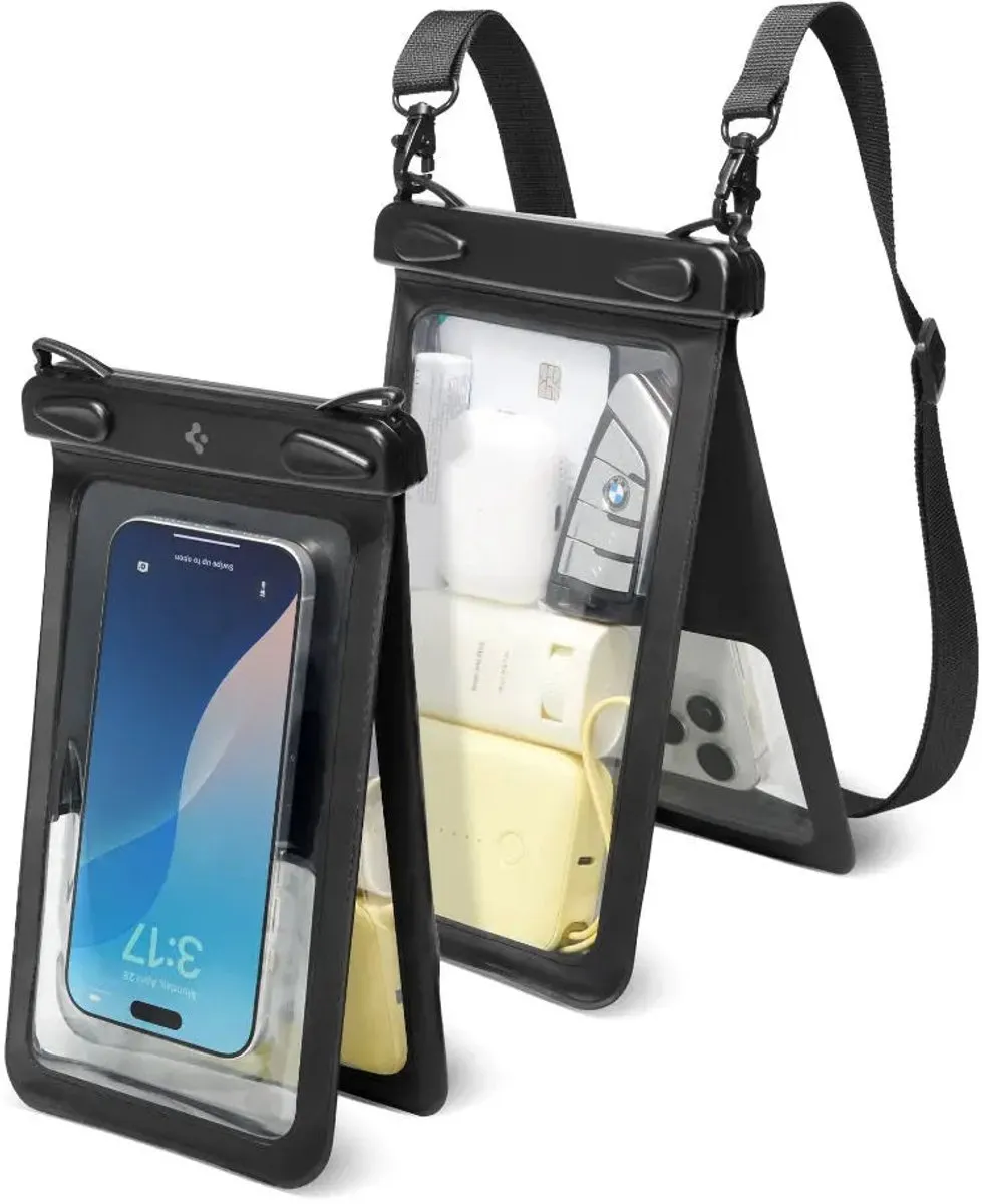 Spigen Waterdichte Hoes - Samsung Galaxy S23/S22/Note 20/A53/A73 - Zwart