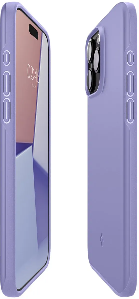 Spigen Thin Fit Iris Hoesje iPhone 15 Pro - Paars - afbeelding 4 van 6